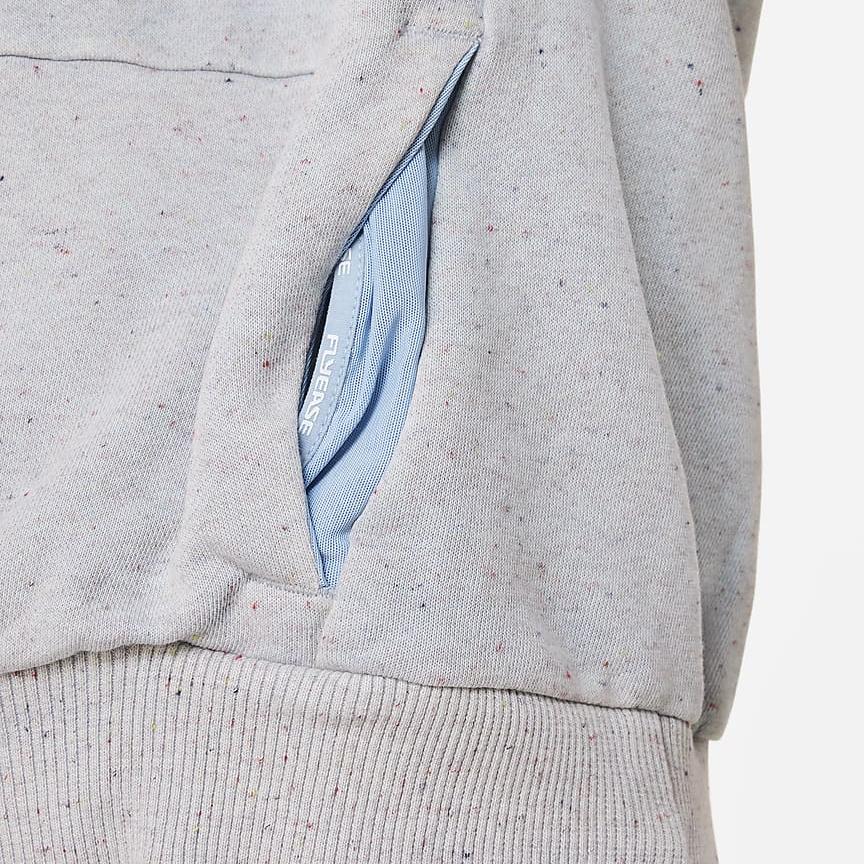 Nike Sportovní mikina s kapucí Icon Fleece Dětské topy Světle šedá DQ8884-472