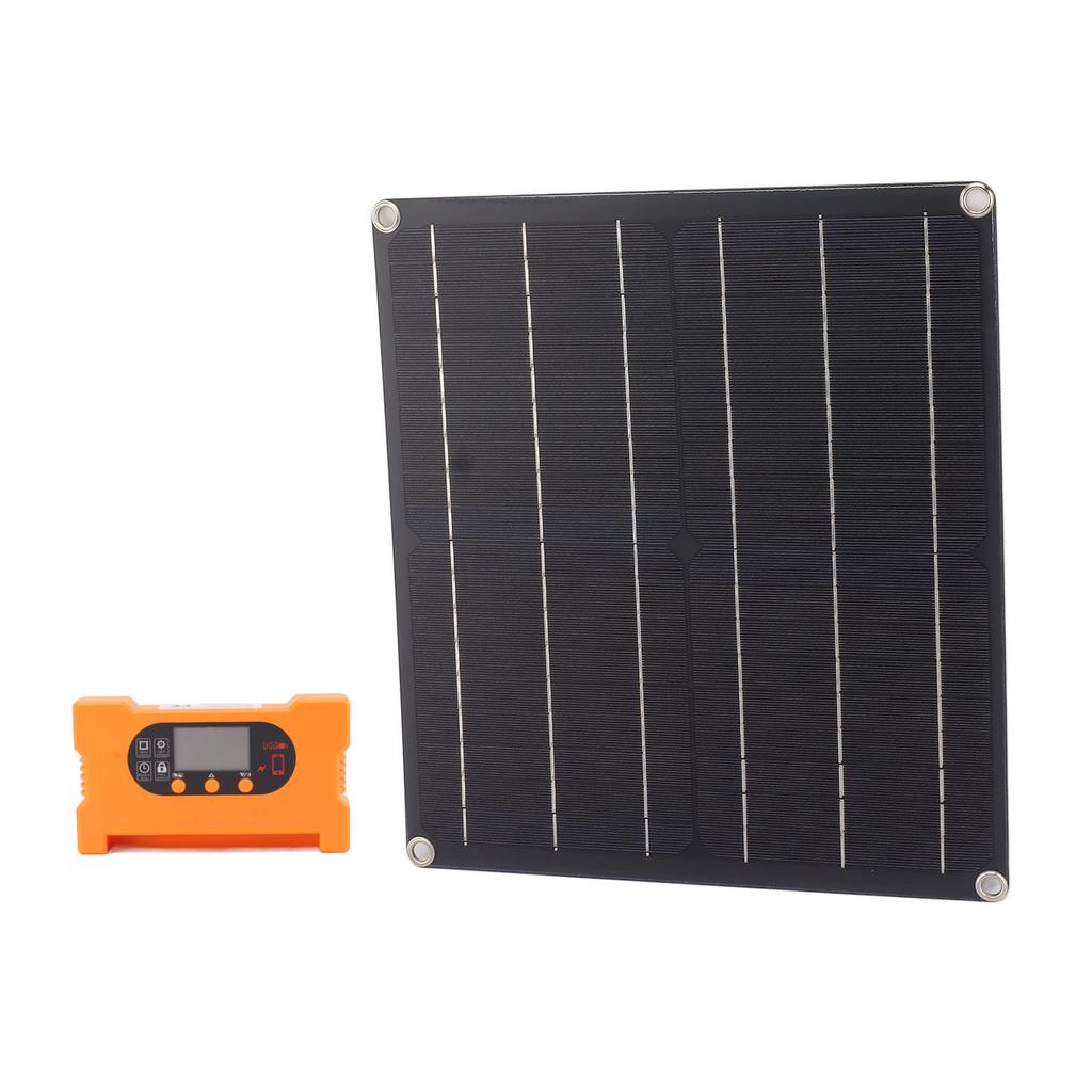 18V 25W Monocrystalline Solar Panel Kit Battery Free Direct Drive IP70 Solar Panel with 100A Fast