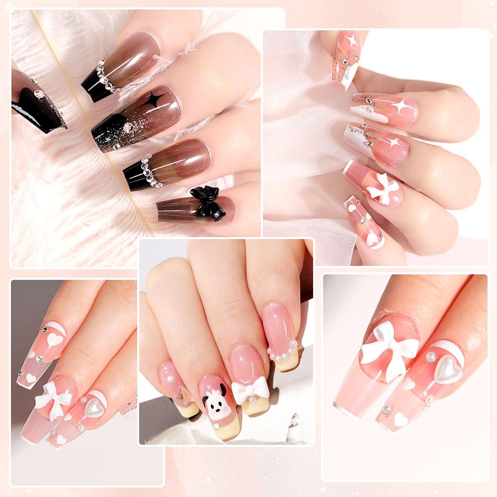 limegirl 15ml Extension Nail Gel Set 6W LED Lamp Full Manicure Set Finger Extend Mold Nail Kit All For Quick Extension Tool Kit