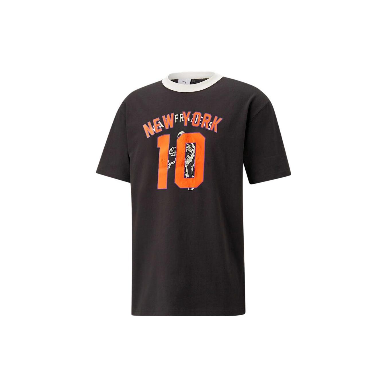 PUMA x Rhuigi Graphic Tee Black Orange Men s 539505-01 M