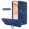 Slide Camera Lens Protection Case For Honor 50 6.57inch Card Slot Stand Holder Magnetic Cover For Huawei Honor Honer Honar 50