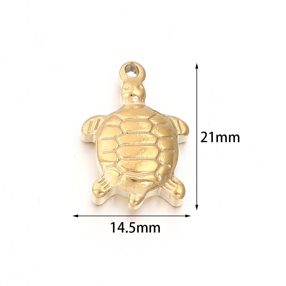 2Pcs Stainless Steel Marine Animal Pendant Dolphin Starfish Shell Shape Charms For Jewelry Making DIY Fashion Necklace Earrings