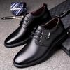 New Business Single Shoes Black Dress Shoes Flat Soft Leather Casual Shoes