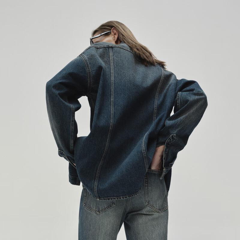 Edition Women's Retro Loose Fit Denim Jacket