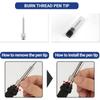 1SET USB portable electric soldering iron, soldering pen, manual braided rope, digital display, three-speed adjustable voltage