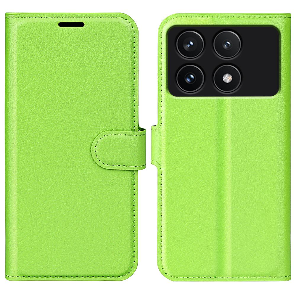 For Xiaomi Poco F6 Pro 5G/Redmi K70 5G/K70 Pro 5G Case PU Leather Card Slots Pocket Stand Phone Cover