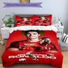 Ronaldo'S Soccer Legend Print 3Pcs Bedding Setduvet Cover With 2 Bedropillowcase Home Birthday Gift