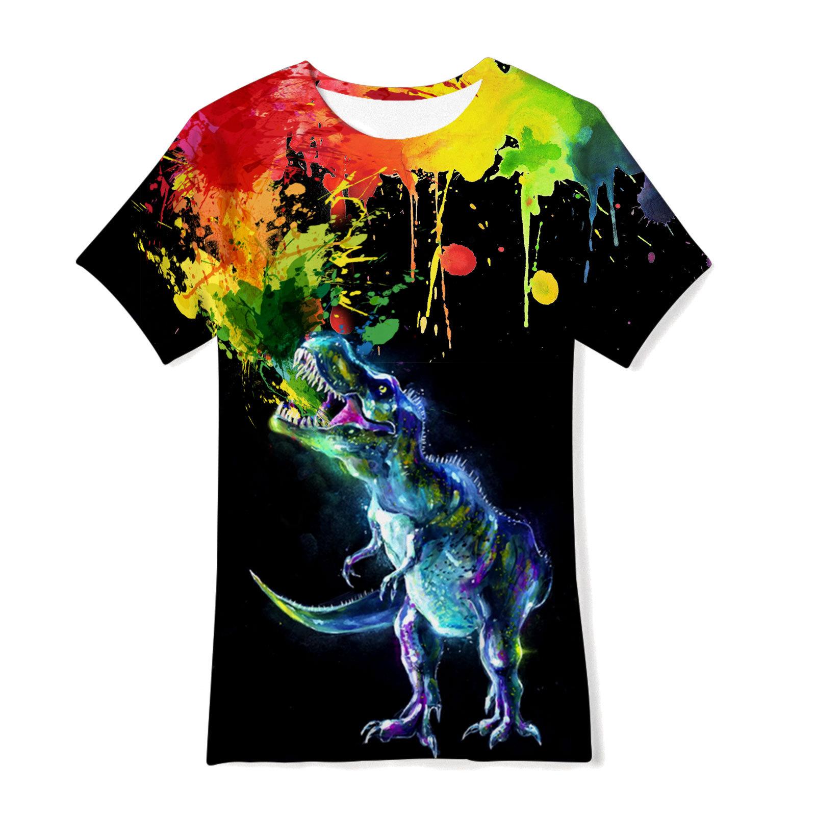 Мужская футболка - Легкая и дышащая футболка с коротким рукавом и круглым вырезом - — фото 7