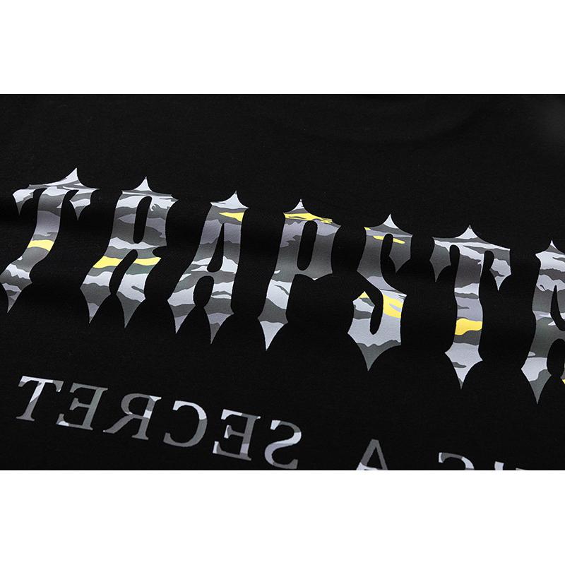 643 Trapstar London 2025 Summer New High Quality Cotton Round Neck Loose Large Size Men's and Women's T-shirt Couple T-shirt