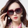 New Ladies Sunglasses Trend Toad Mirror Fashion Large Frame Sunglasses Vacation Retro Sunglasses