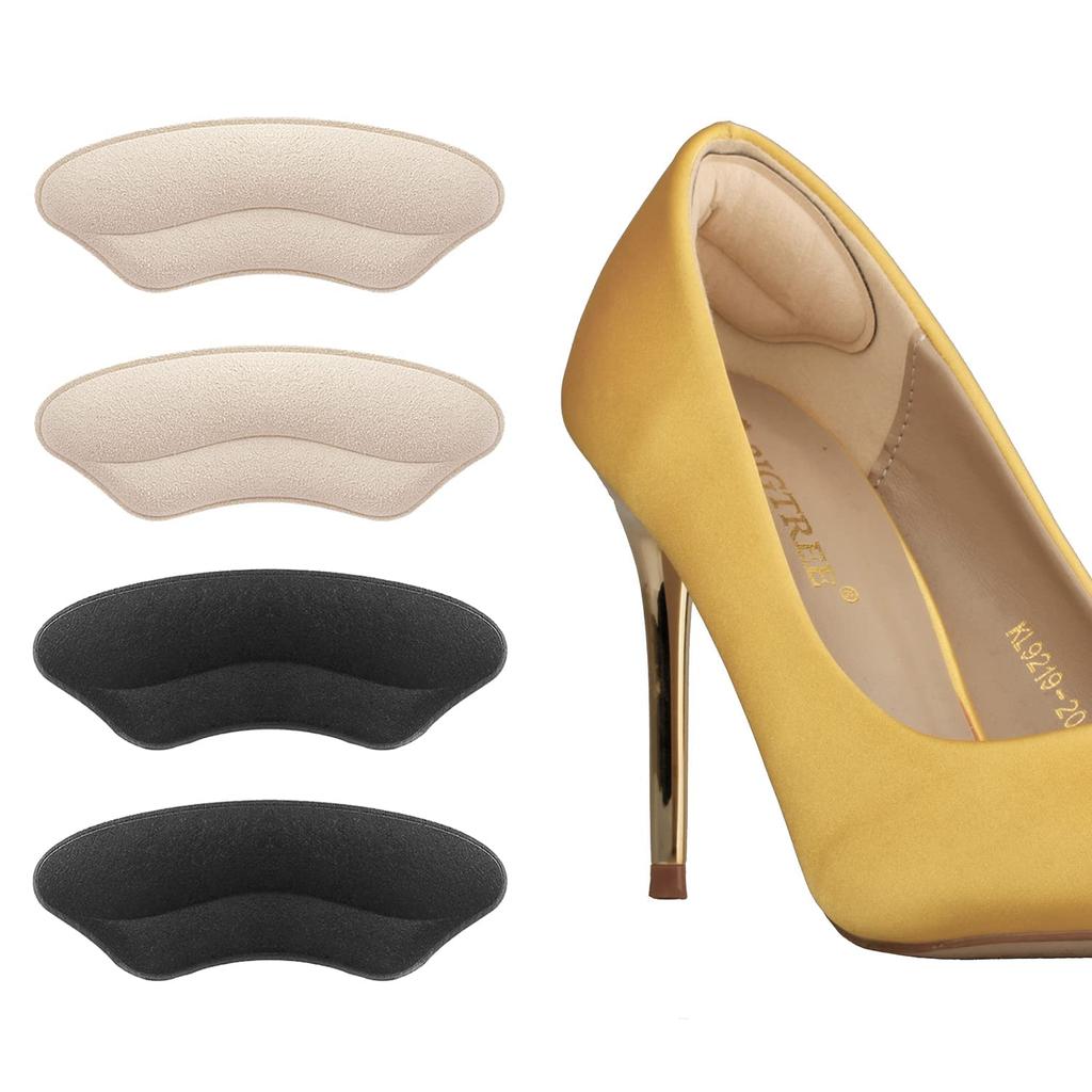 SEFLICA Premium Heel Pads Inserts Grips, Shoe bite Protector Back of Heel Protectors Cushions Liner Prevent Too Big Shoe from Shoe Slipping,Blisters