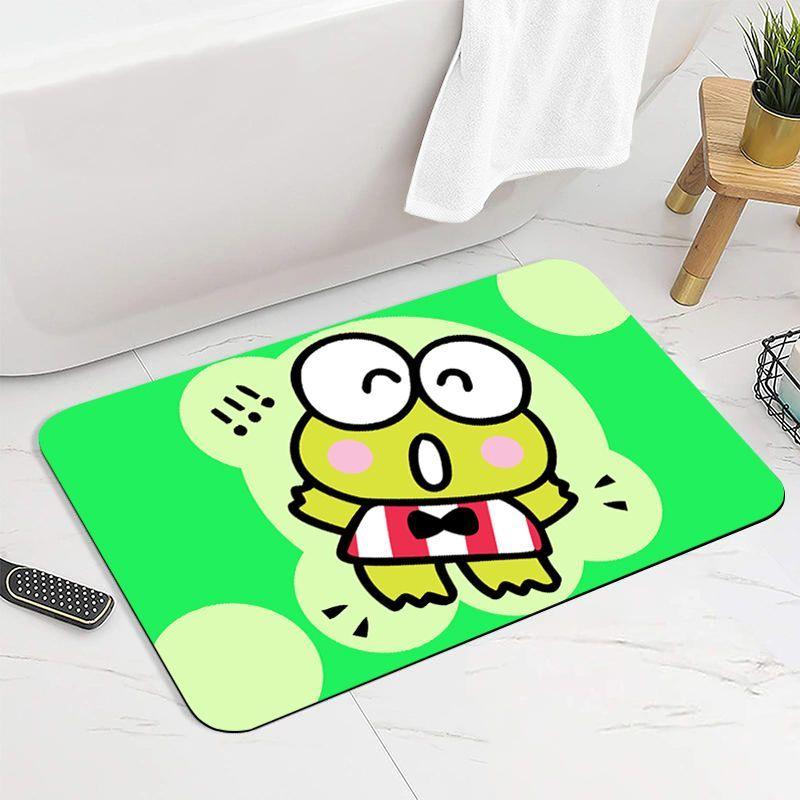 Big-eyed frog diatom mud absorbent mat bathroom non-slip floor mat toilet toilet foot mat toilet door mat