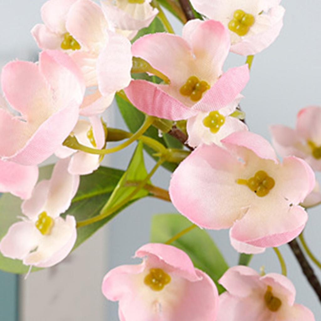 Hortensja Symulacja Kwiatu Długotrwała Sztuczna Hortensja Dekoracja Kwiatowa do Domu Różowa