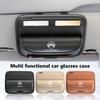 Car Sunshade Glasses Bag Sun Visor Card Organizer Storage Box For C4 C3 C5 C1 C2 C6 C4L DS3 DS4 Berlingo Picasso Jumper