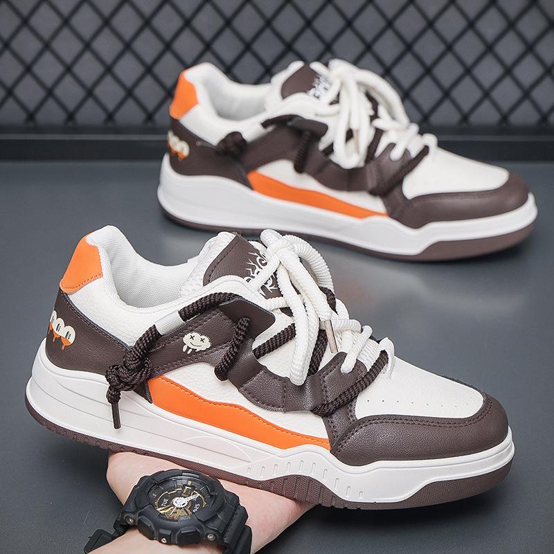 

Bread shoes 2025 spring new fashion light luxury sports casual shoes trend versatile high value board shoes men 44