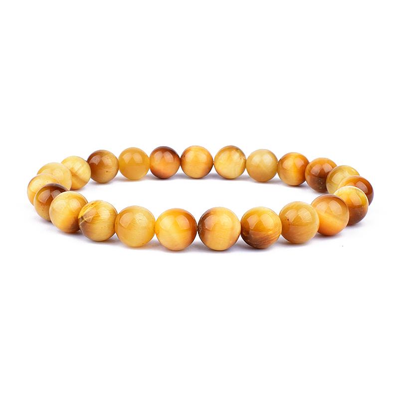 Natural Tiger Eye Beads Bracelet Hematite Stone Beaded Yoga Energy Bracelet for Women Men Charm Jewelry Gifts Pulsera de hombre
