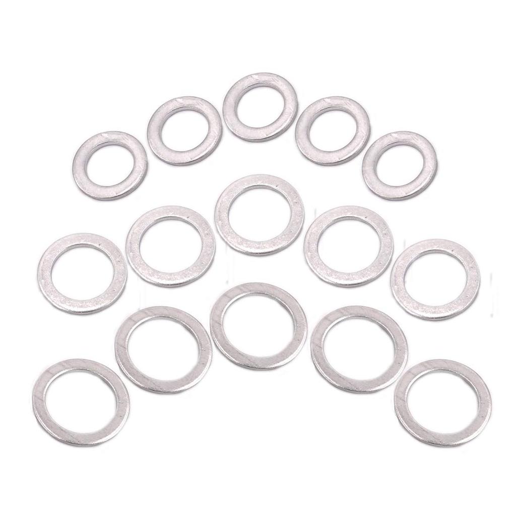 UTSAUTO Oil Crush Washers/Drain Plug Gaskets 15 Packs Replacement for Part # 94109-20000, 94109-14000, 90471-PX4-000 for Honda Accord Acura Civic