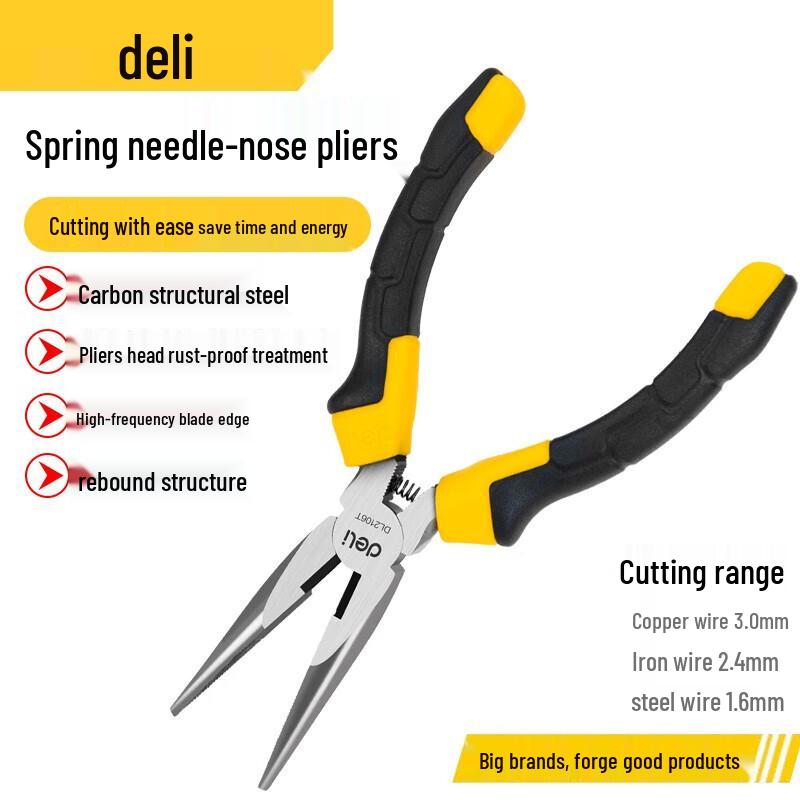 Deli Multi-function Pointed Nose Pliers