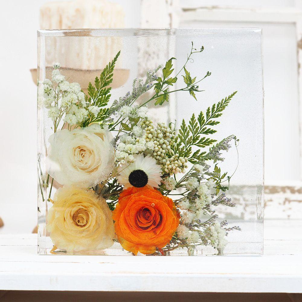 Art Toy Gift Handcraft Heart Round Rectangle Resin Epoxy Mould Geometry Specimen Silicone Mold