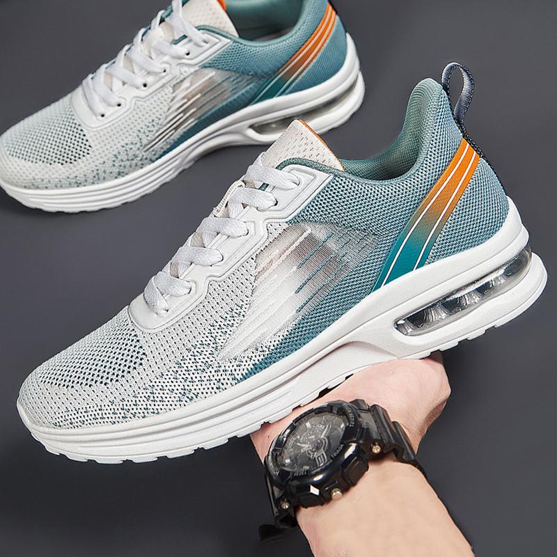 Męskie buty codzienne, modne, trampki, letnie, z siateczki, oddychające, tenisowe, antypoślizgowe, do biegania, elastyczne, wygodne