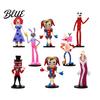 Collectible Anime Figure 8Pcs Cartoon Circus Character Figure PVC Animation Inspired Model Ornament Desk Decoration for Home Office Gift Fans