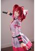 Costume Cosplay Cantante Virtuale Kasane Teto Vtuber Kasane Teto Uniforme Rosa Parrucca Rossa Set Completo Feste in Maschera Carnevale