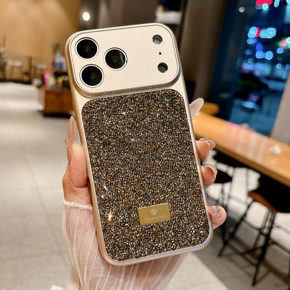 Diamantbesetzte Handyhülle mit funkelnden Strasssteinen auf der Rückseite Für iPhone 17 Pro Max 17 Pro Air 16 Pro 15 + 14 13 Kamera Schutzhülle