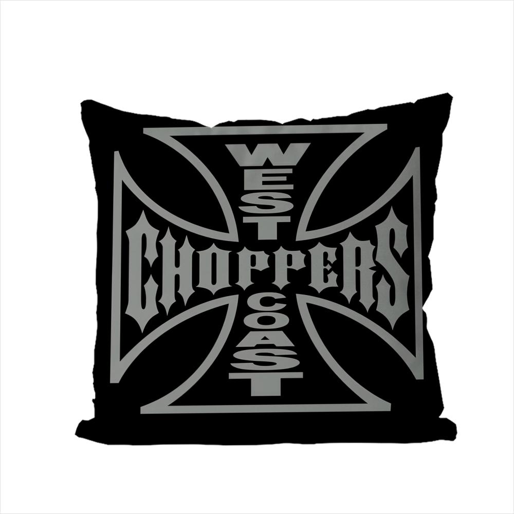 West Coast CChoppers Pillow Case For Car Sofa Decorative Home Doublesided Print Plush Square Throw Pillow Cushion Cover