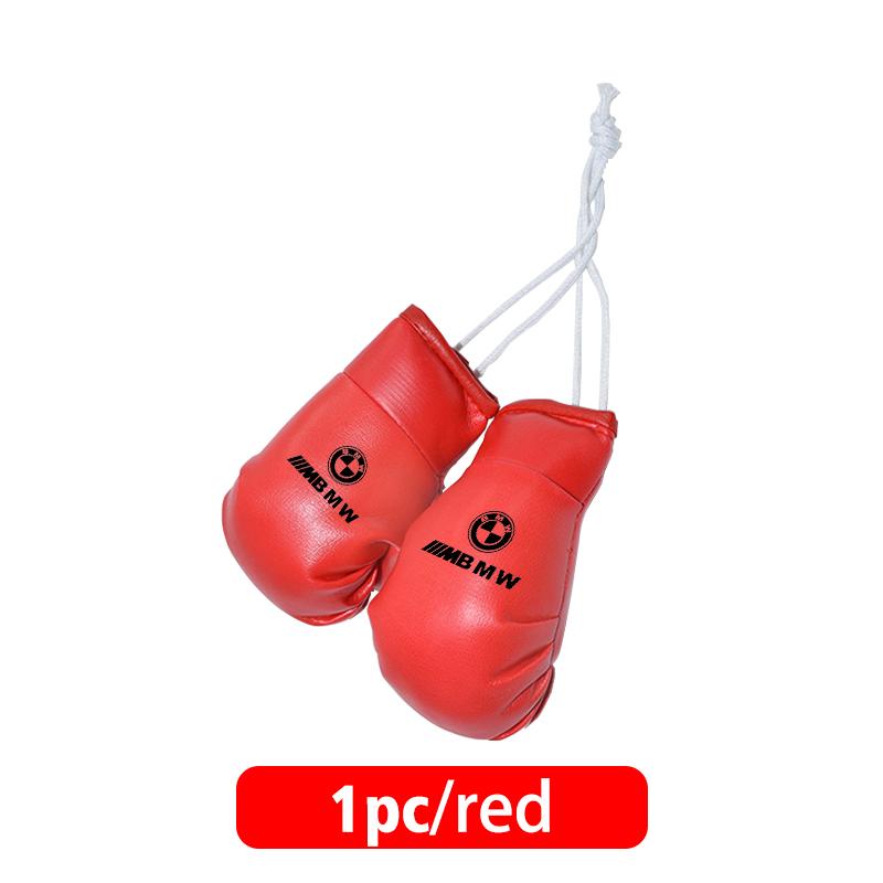 PEXW2 Car Sun Visor Boxing Gloves Pendant Decoration Accessories For BMW X1 X3 E39 E46 E30 E36 E87 E60 E90 F26 G02 E70 F15 E53 G05 E71