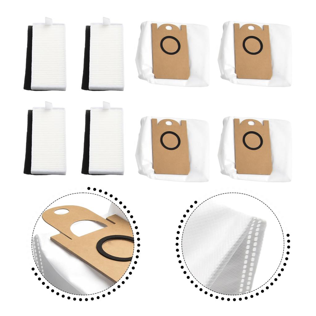 1 Set Dust Bags And Filters For HONITURE For Q6 SE Robot Vacuum Cleaner Cleaning Replacement Spare Parts