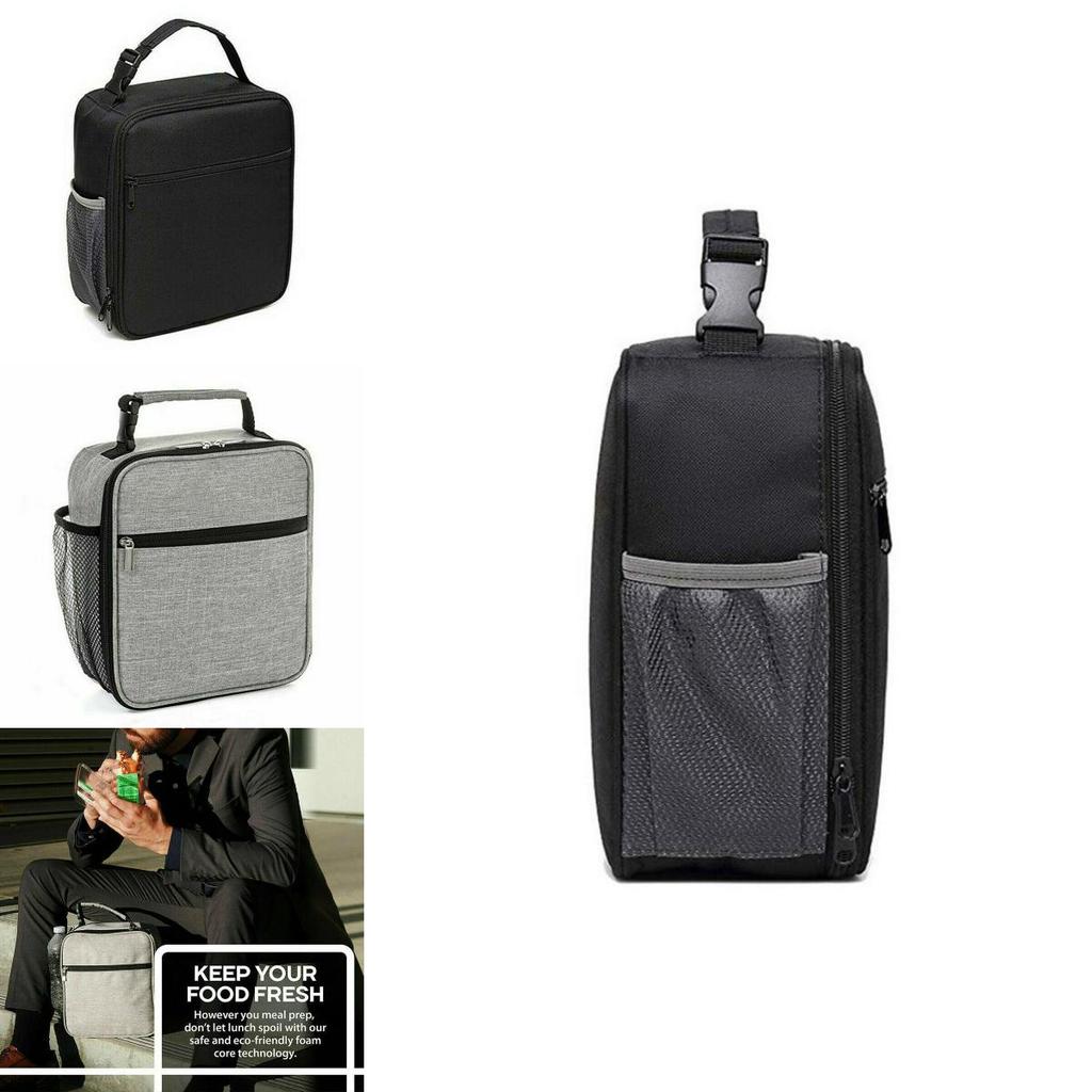 Stylish Insulated Lunch Bag For Adults And Kids With Thermal Protection And Spacious Storage
