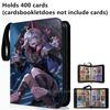 400pcs/900pcs Card Album Book Folder 4/9 Card Slots Collections Zipper Double Pocket Zipper Card Binder Holder