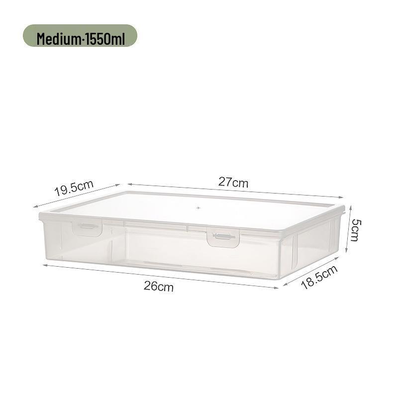 A4 Transparent Dokumentförvaringslåda - Student Examenspapper & Kontorsorganisatör