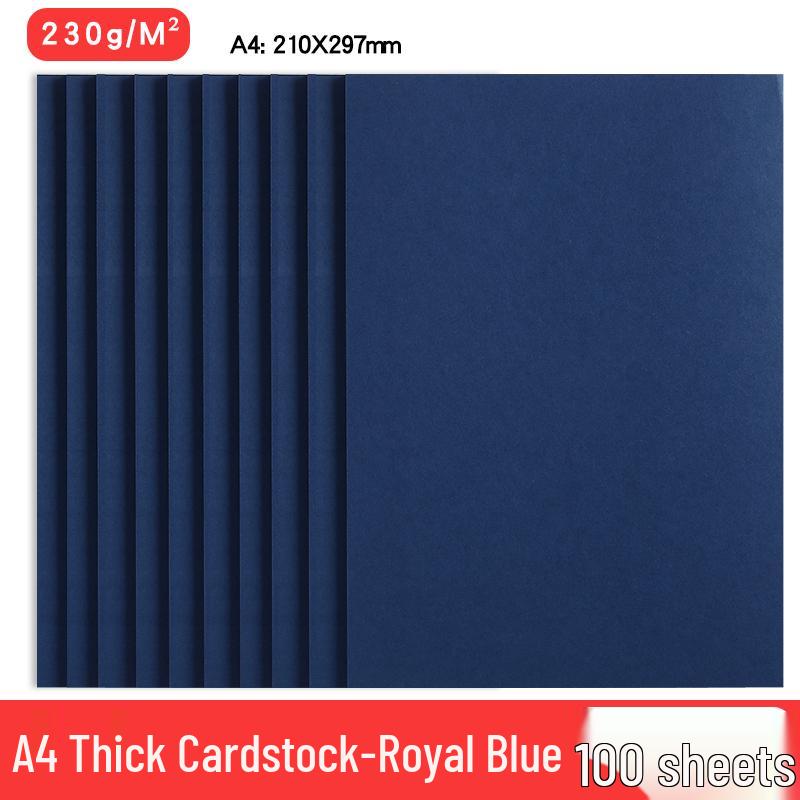 A4 Black & White Thickened Cardstock for Student & Kinder Crafts, 8K/4K/A3 Drawing Paper