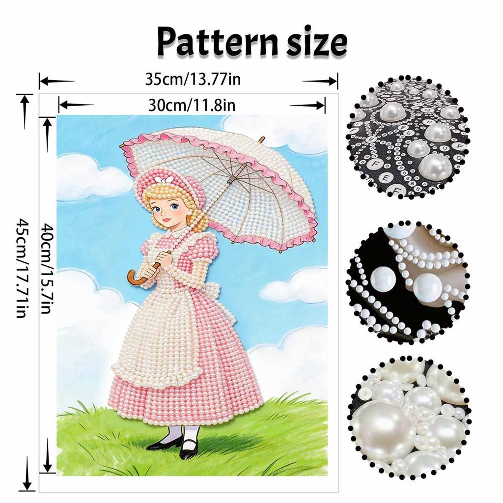 Disney Pearl Painting Cartoon Girl Art Painting 5D DIY Pearl Embroidery Mosaic Cross Stitch Kit Home Decor