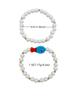 Ceramic Cute Small Fish Acrylic White Bead Bracelet Suitable for Women's Daily Wear