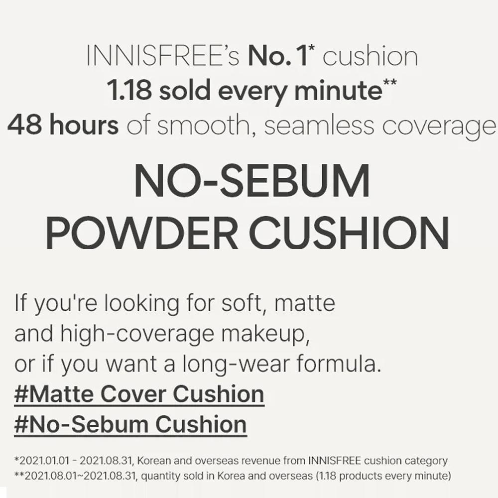 Innisfree No-Sebum Puderkissen 14g (Lichtschutzfaktor 35/PA++)