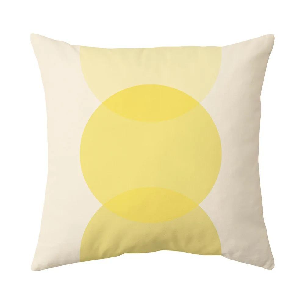 Home Decor Sun, Palm & Floral Patterned Throw Pillows Pattern Cushion Cover Suitable For Sofa Bedroom Car Pillow Cover