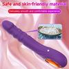 Leistungsstarker Simulations Teleskop Dildo Vibrator G-Punkt Klitoris Anal Stimulator 10 Geschwindigkeits Vibrationsmodus Sexspielzeug für Erwachsene für Frauen
