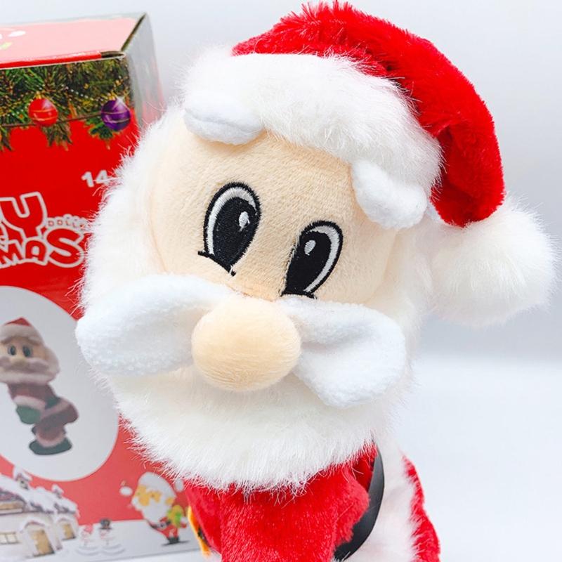Cute Gift for Kids&Adults Plastic Toy Kids Game Electric Dancing Santa Claus Creative Supplies for Age 3 Kids/Adults