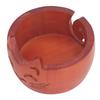 Yarn Bowl Wooden Cute Cat Shape Holder Dispenser Crochet   Storage Supplies