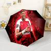City Lights Soccer Sprint Compact Travel Automatic Umbrella Compact 8-Rib Design Sturdy Construction Travel Essential Fashion Lovers