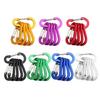 5Pcs Wiregate Carabiner Clips, Heavy Duty Accessory Clip, Large Size for Camping