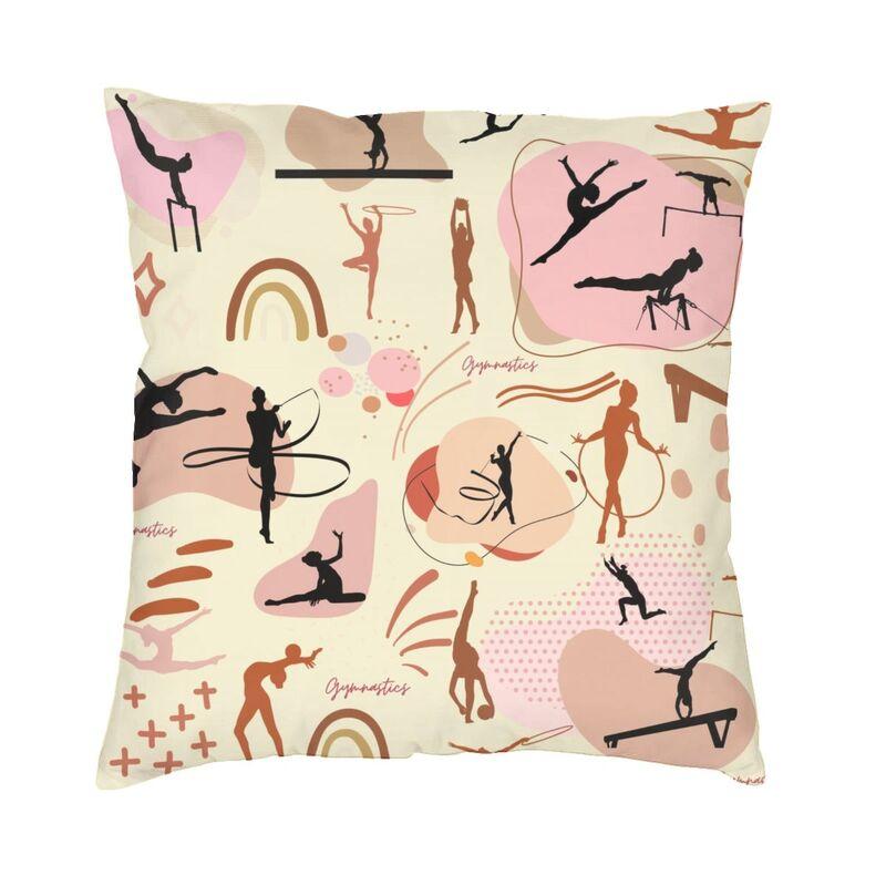 Dance Rhythmic Gymnastics Square Pillowcover Decoration Cushion Cover Throw Pillow for Living Room Doublesided Printing