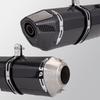51MM Motorcycle Exhaust Carbon Muffler Universal Modified Scooter Tail Pipe for Gsxr150 Cbr150r Z400 R15 Z250 Mt15 250sr 370mm