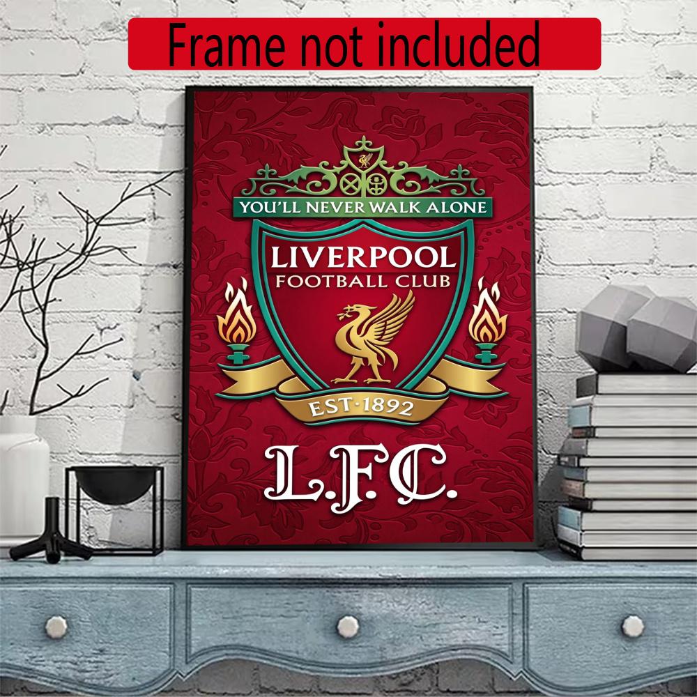 Liverpool Team Personalized Name Round Diamond Painting Kit Diamond Embroidery Painting Rhinestones Mosaic Frameless Handwork Decoration Arts