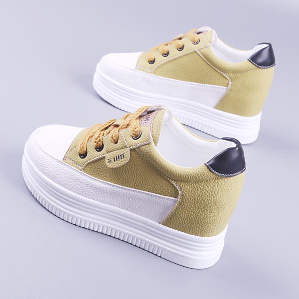 

Модная женская обувь Платформа Женская обувь На все случаи жизни Увеличивает рост Сабо Новое платье Лето Маленькая шнуровка Увеличенная внутренняя Летняя С 35