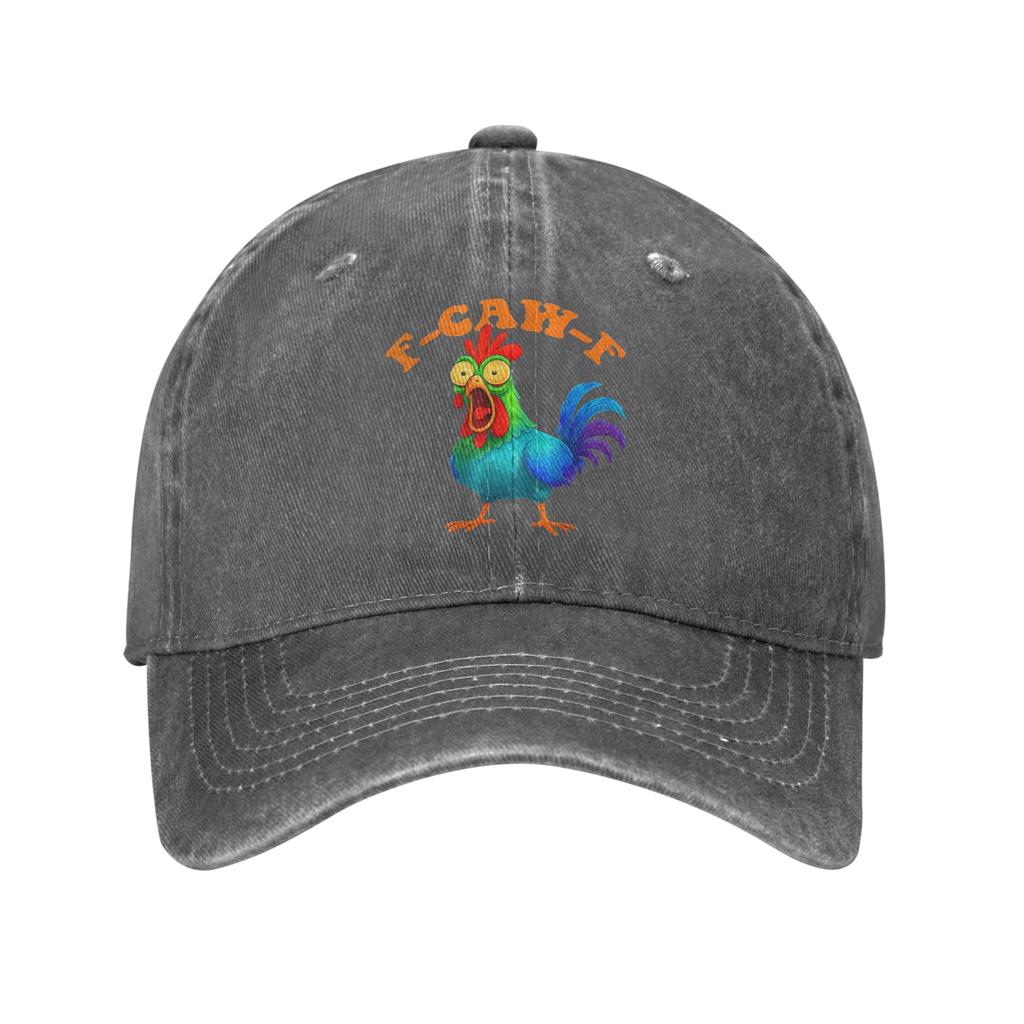 Colorful Chicken Funny FCawF Chicken Casual Baseball Cap For Men Women Hop Hats y2k Cute Wholesale Snapback Cap