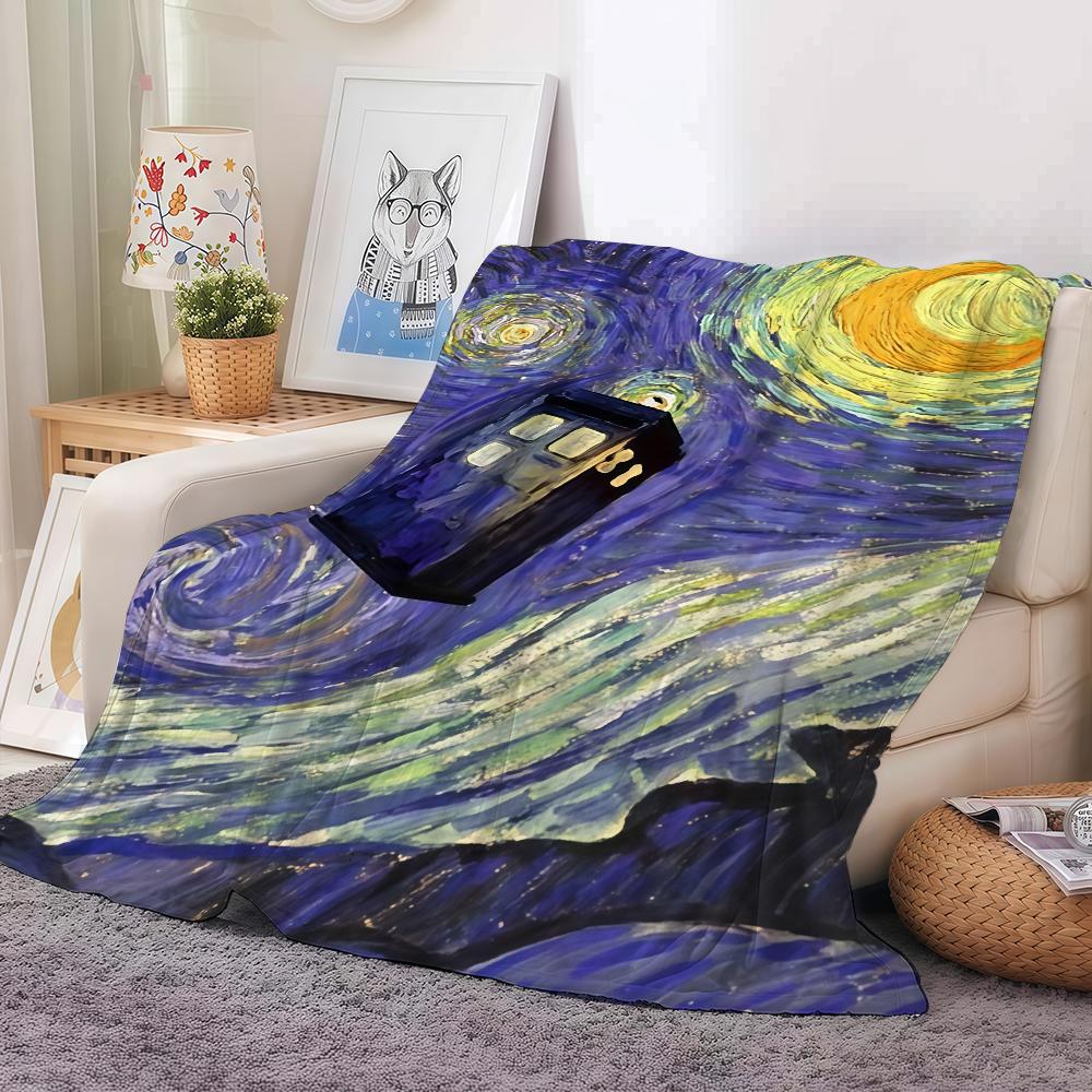 Fantasy movie D doctor w WhoS Blanket For Sofa Office Bed Plane Travel Sleep Read Relax Camping Soft And Warm