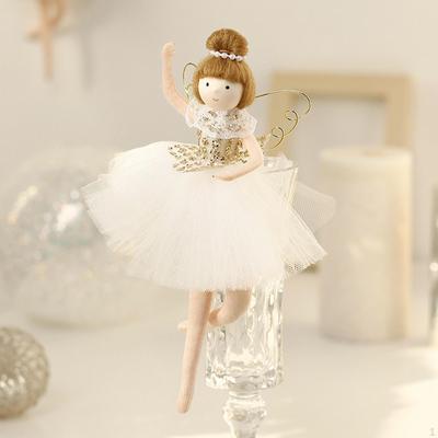 Christmas Doll Pendant Angel Ballet Girl Decoration Hanging Ornament Xmas Tree